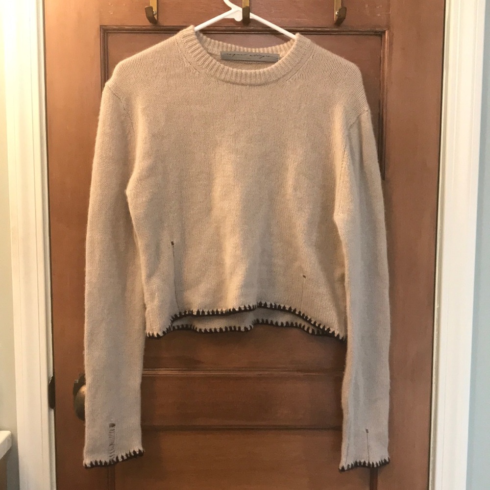 Raquel Allegra Distressed Sweater